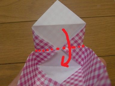 折り紙の箱の作り方9