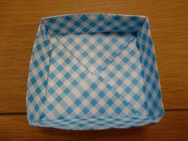 折り紙の箱の作り方13