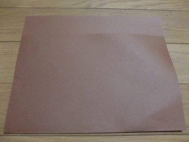 画用紙のポシェットの作り方1