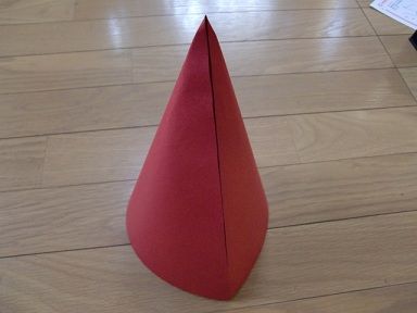三角帽子の作り方3