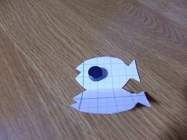磁石釣りの魚の作り方2